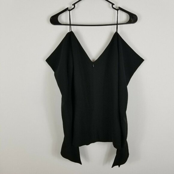 C/Meo Collective Womens Black Long Sleeve OFF The Shoulder Blouse Top Size Small - Picture 4 of 7